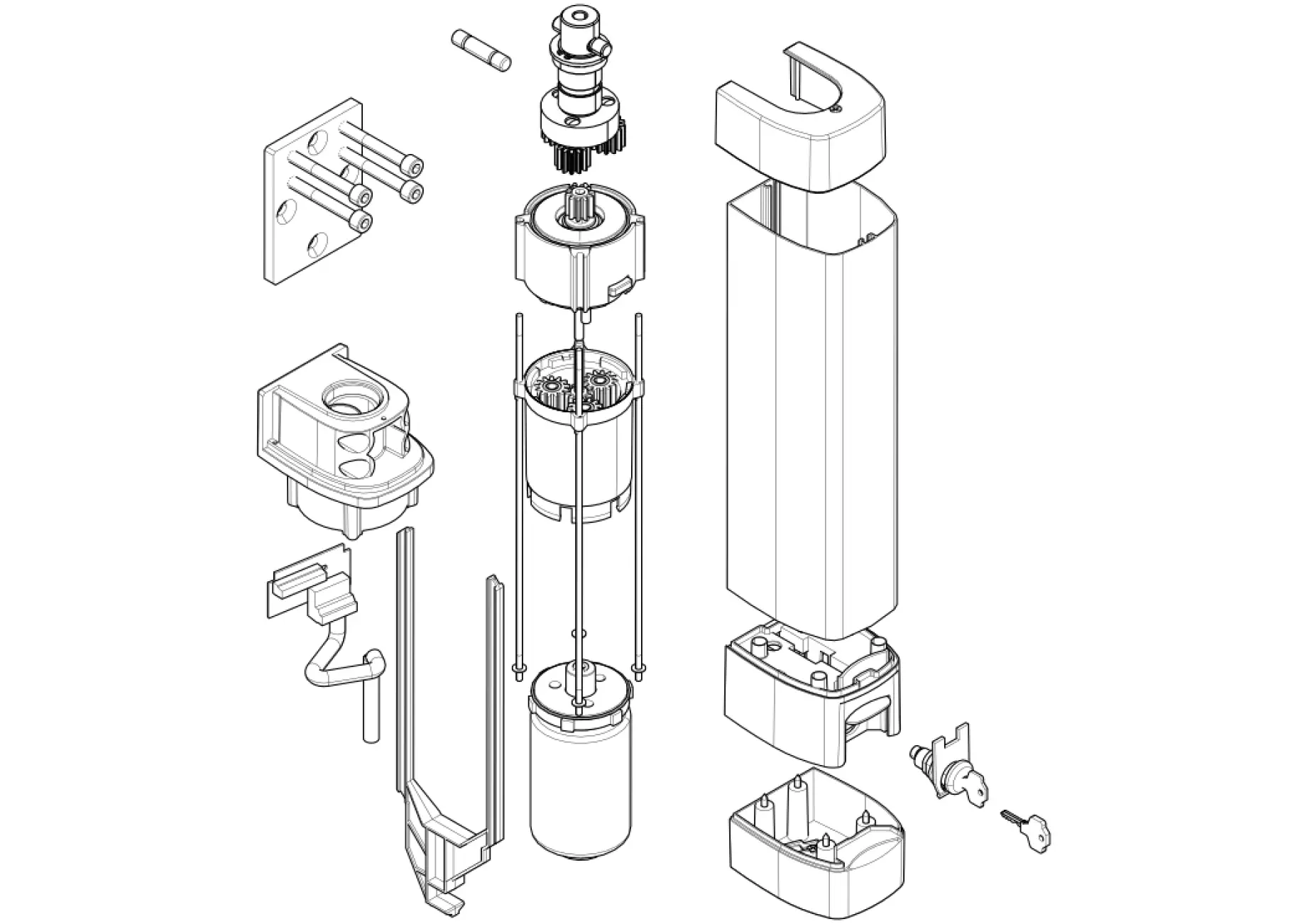 Szervizalkatrészek, vezetési séma CAME Came Stylo-ME