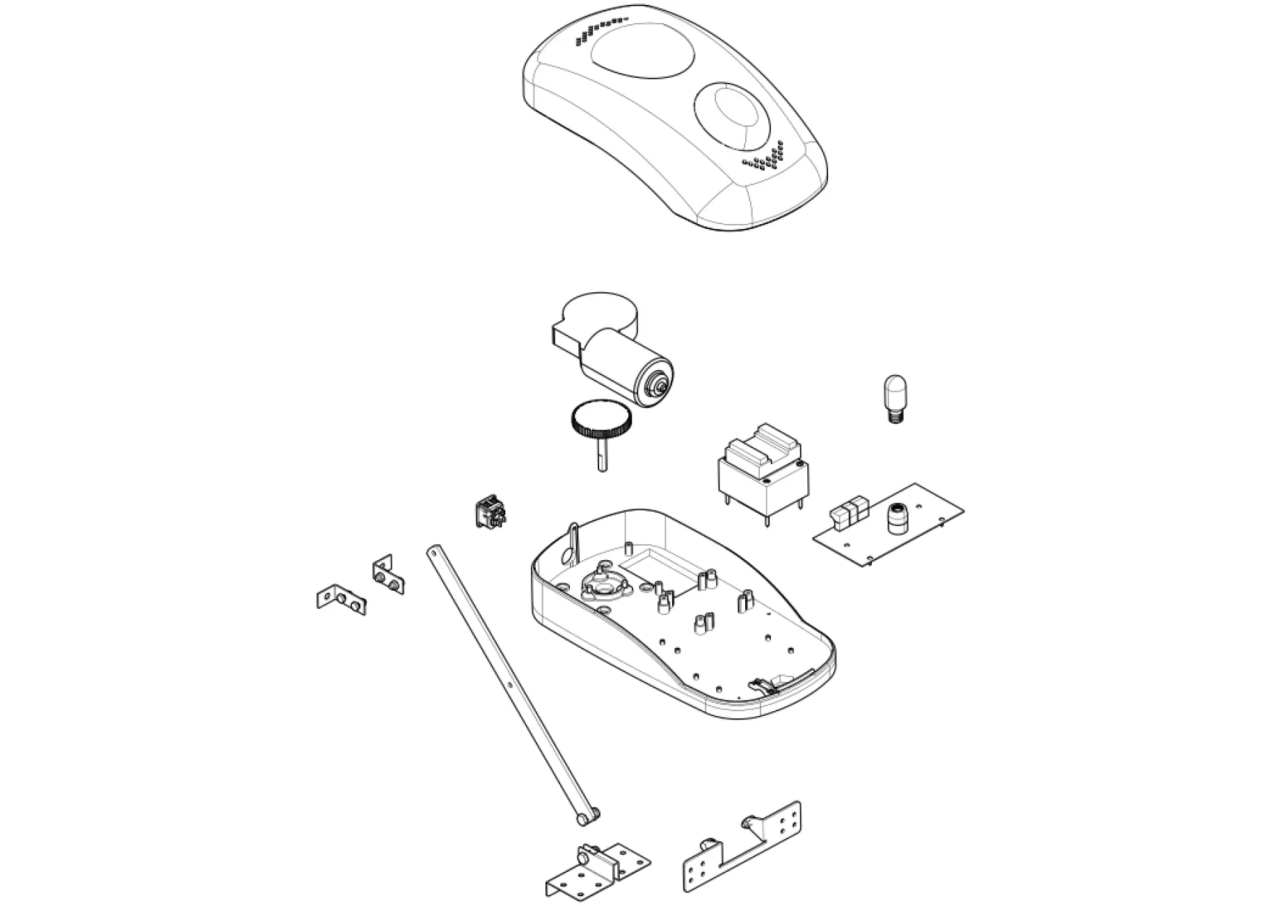 Szervizalkatrészek, vezetési séma CAME Came Ver V600E