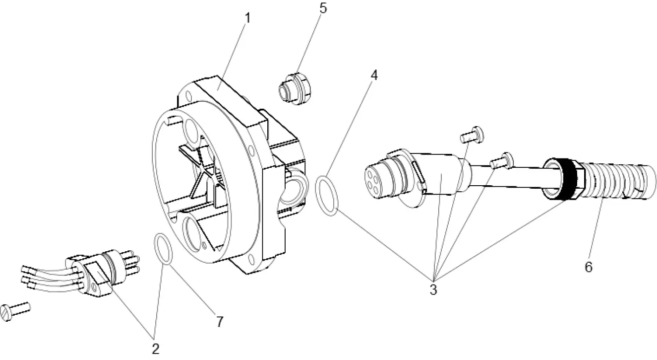 Szervizalkatrészek, vezetési séma FAAC Faac 402 CBC 115V