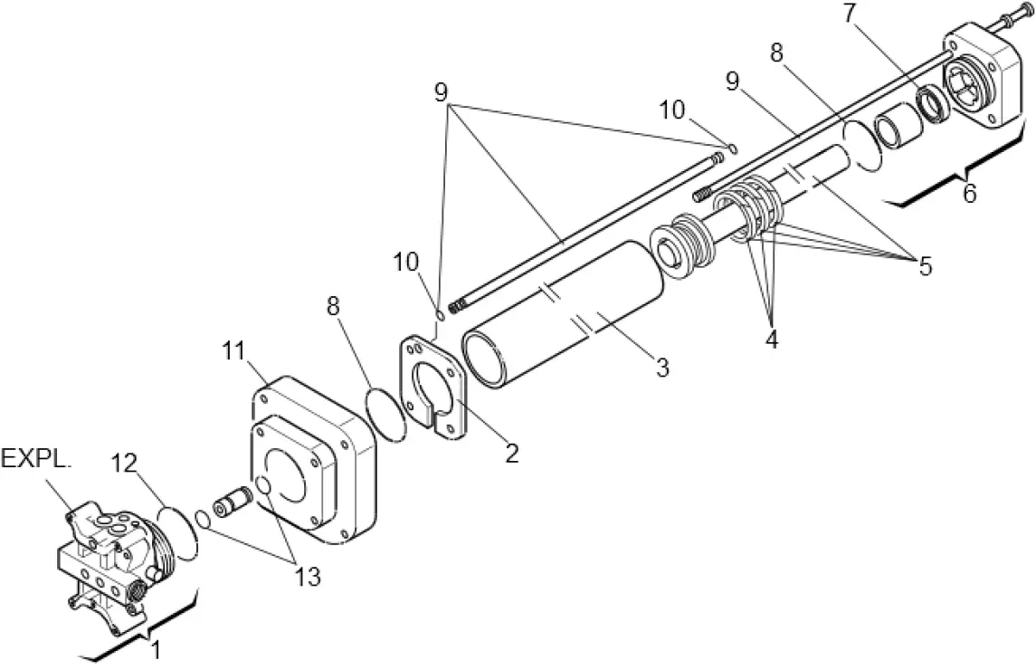 Szervizalkatrészek, vezetési séma FAAC Faac 422 SB 2