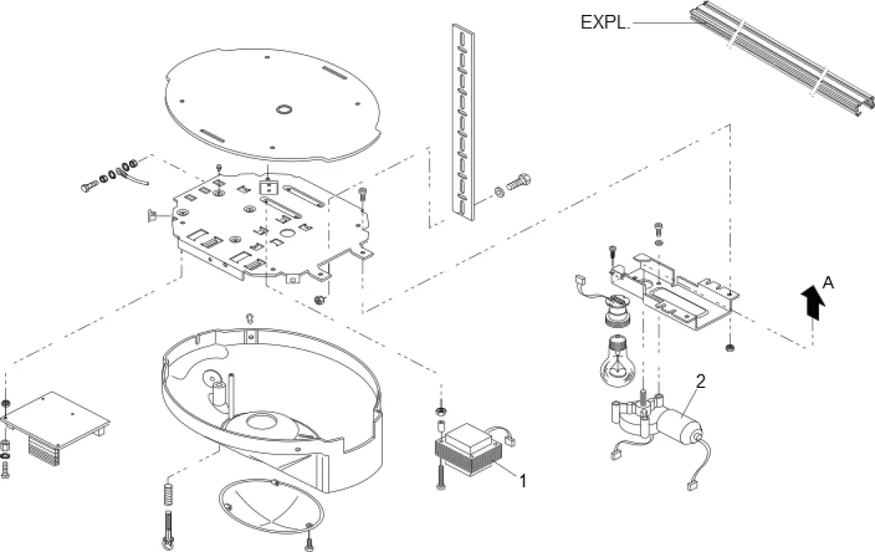 Szervizalkatrészek, vezetési séma FAAC Faac 525