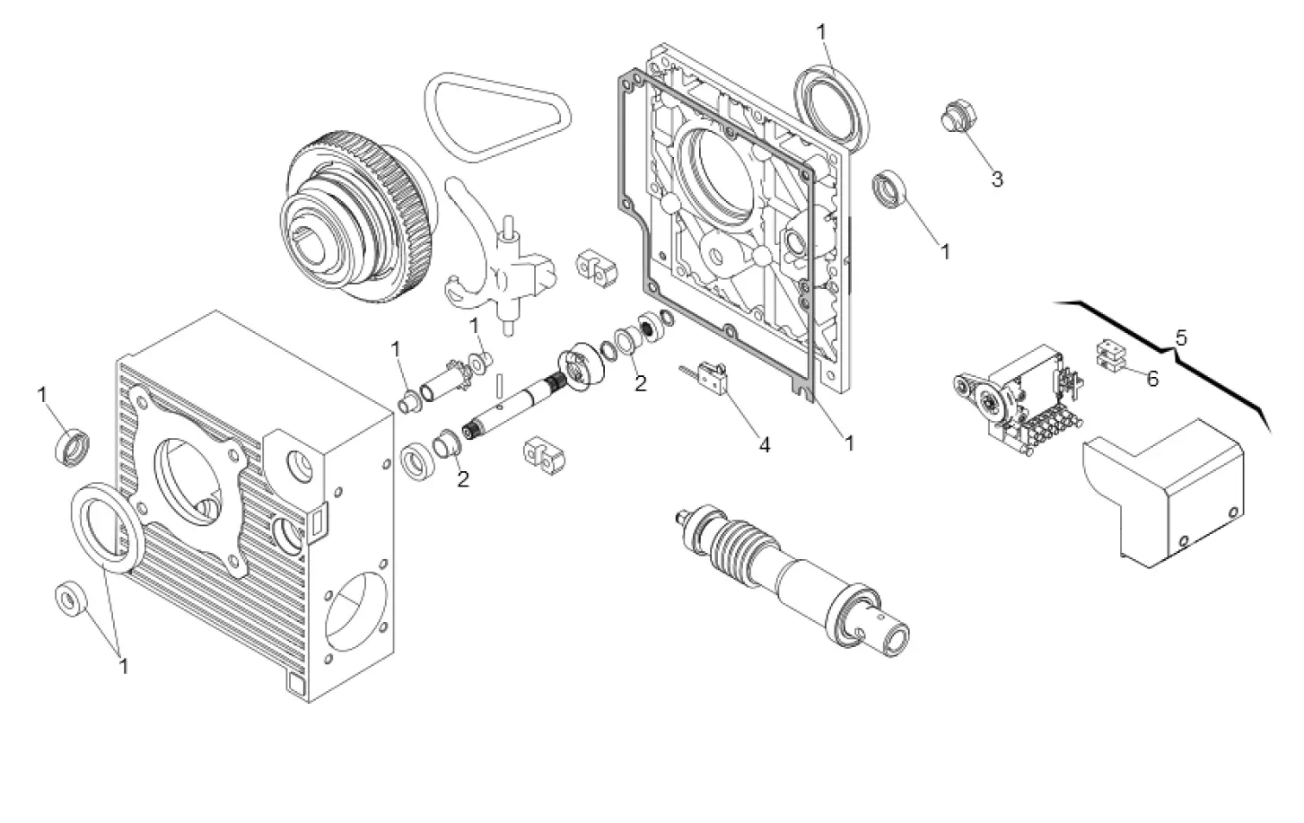 Szervizalkatrészek, vezetési séma FAAC Faac 540 3