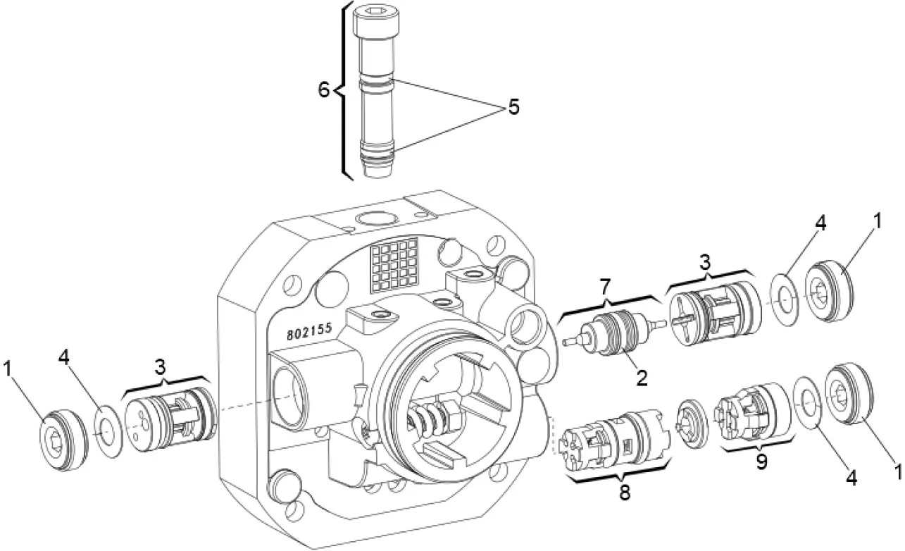 Szervizalkatrészek, vezetési séma FAAC Faac S450H CBAC Nyakörv.