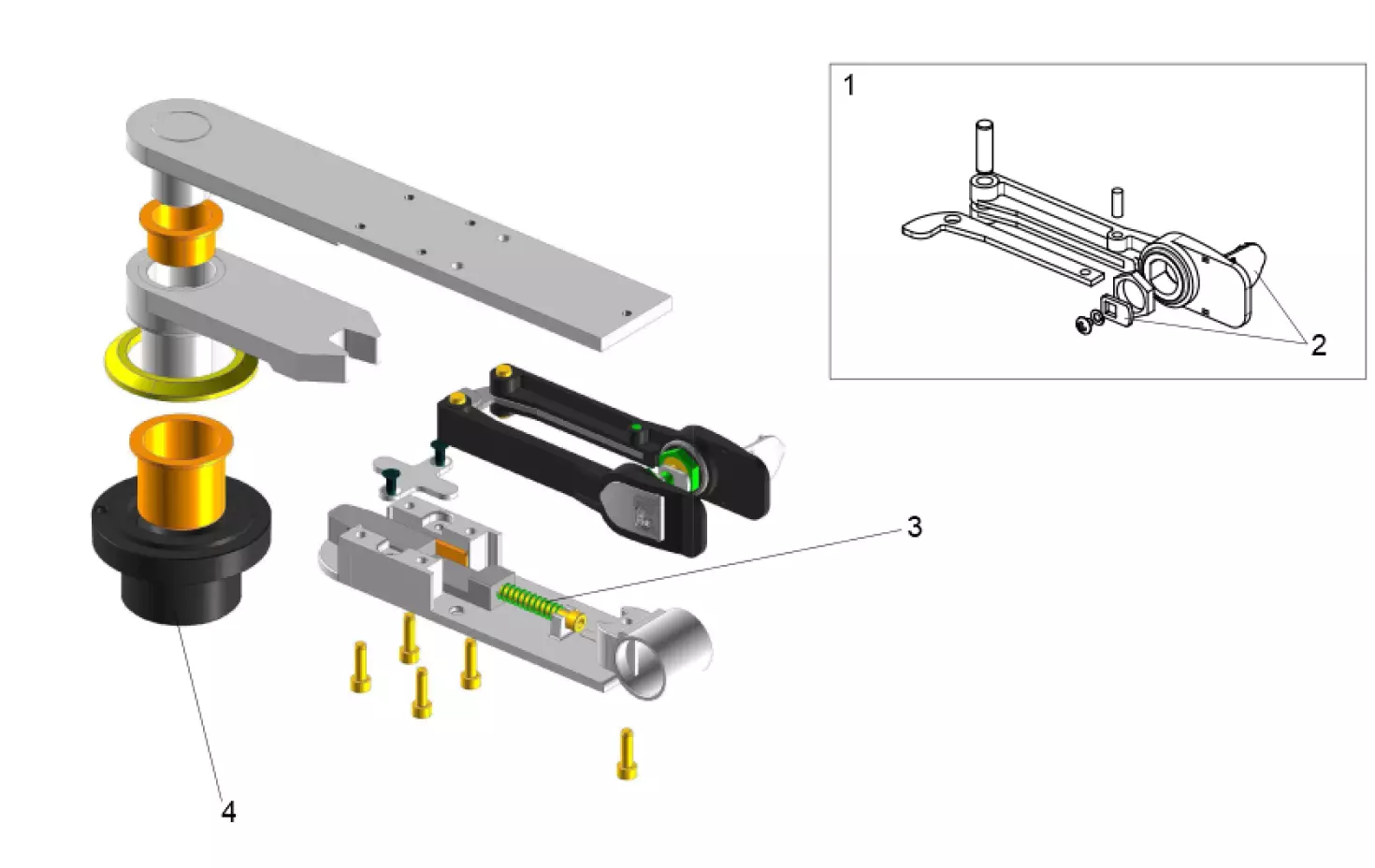 Szervizalkatrészek, vezetési séma FAAC Faac S800 Leválasztás