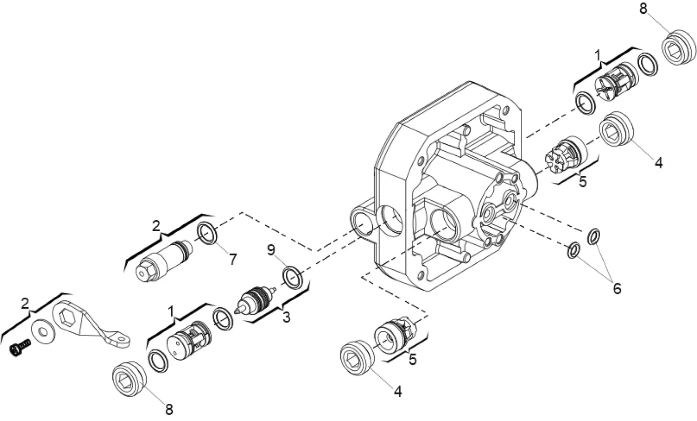 Szervizalkatrészek, vezetési séma FAAC Faac S800H CBAC Nyakörv.