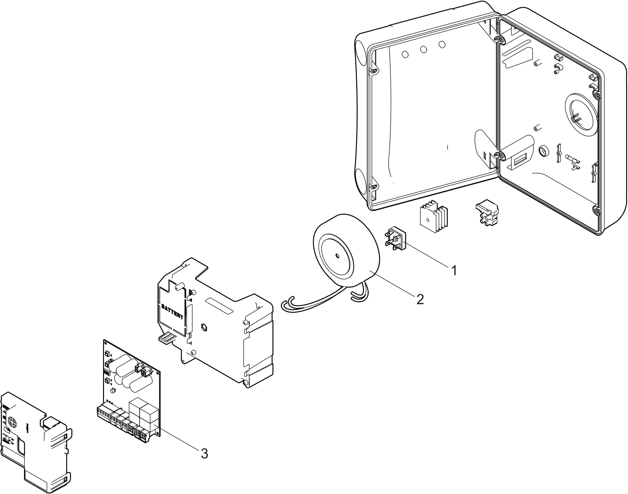 Szervizalkatrészek, vezetési séma Genius Genius Brain 15 115V