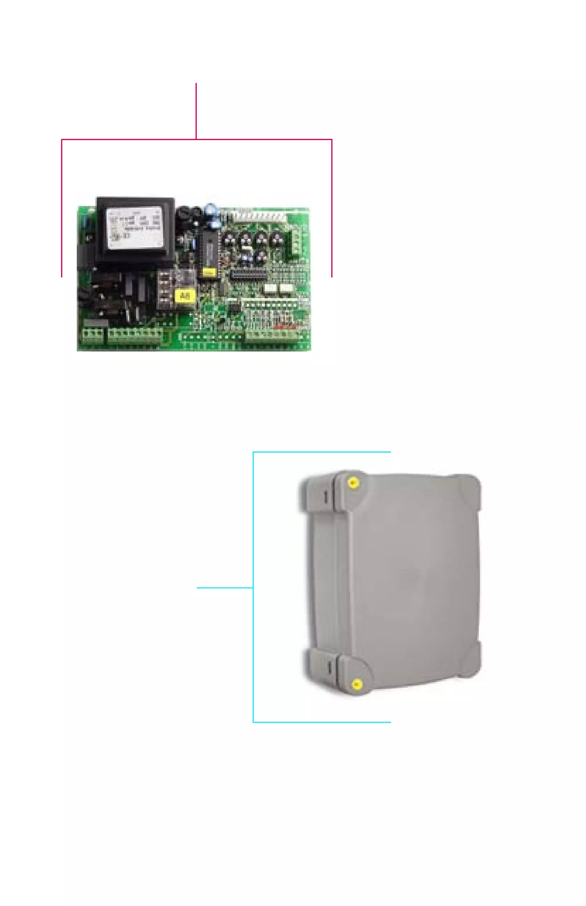 Szervizalkatrészek, vezetési séma Nice Nice A6 vezérlőegység