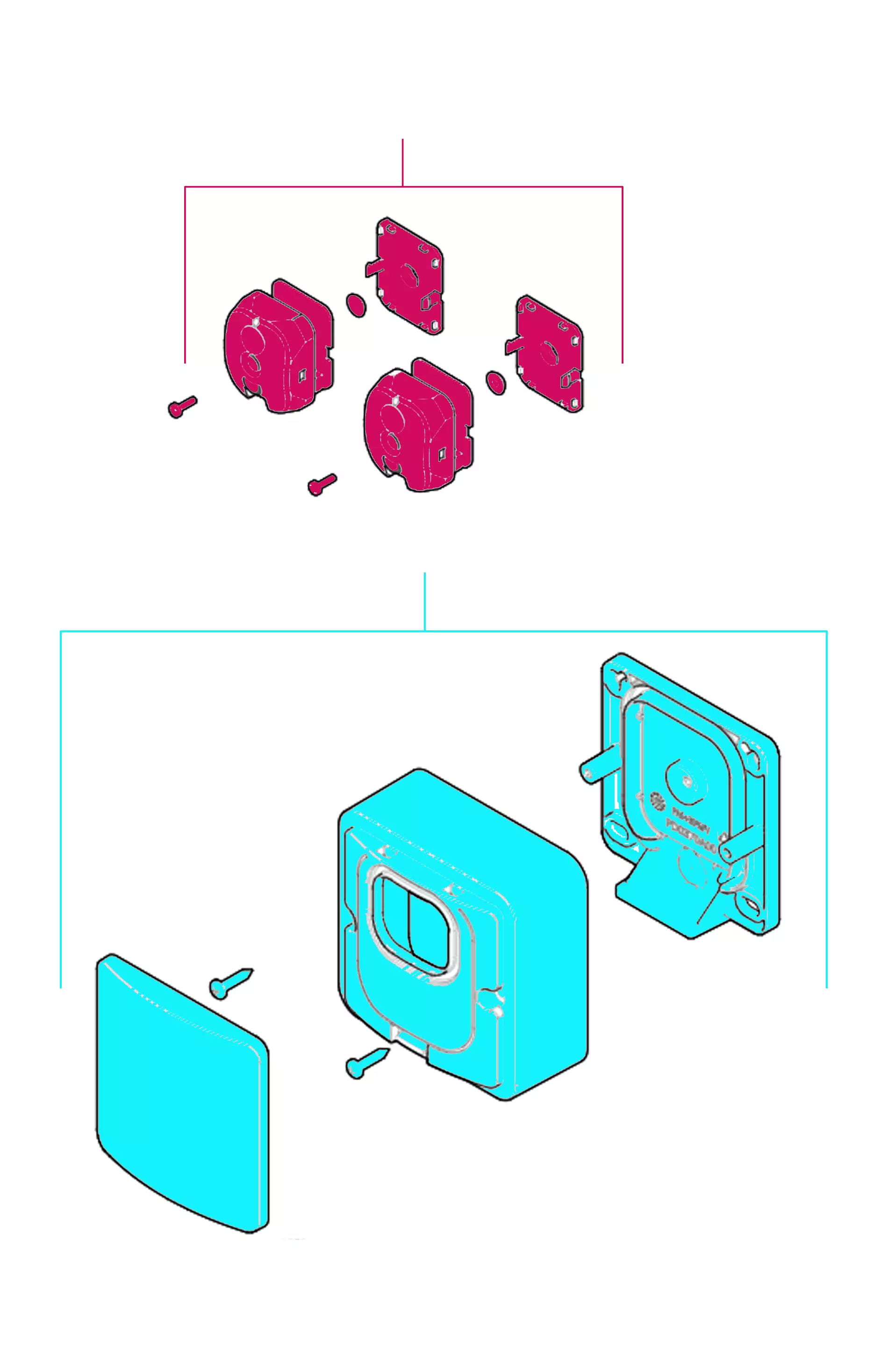 Szervizalkatrészek, vezetési séma Nice Nice EPLO fotocella